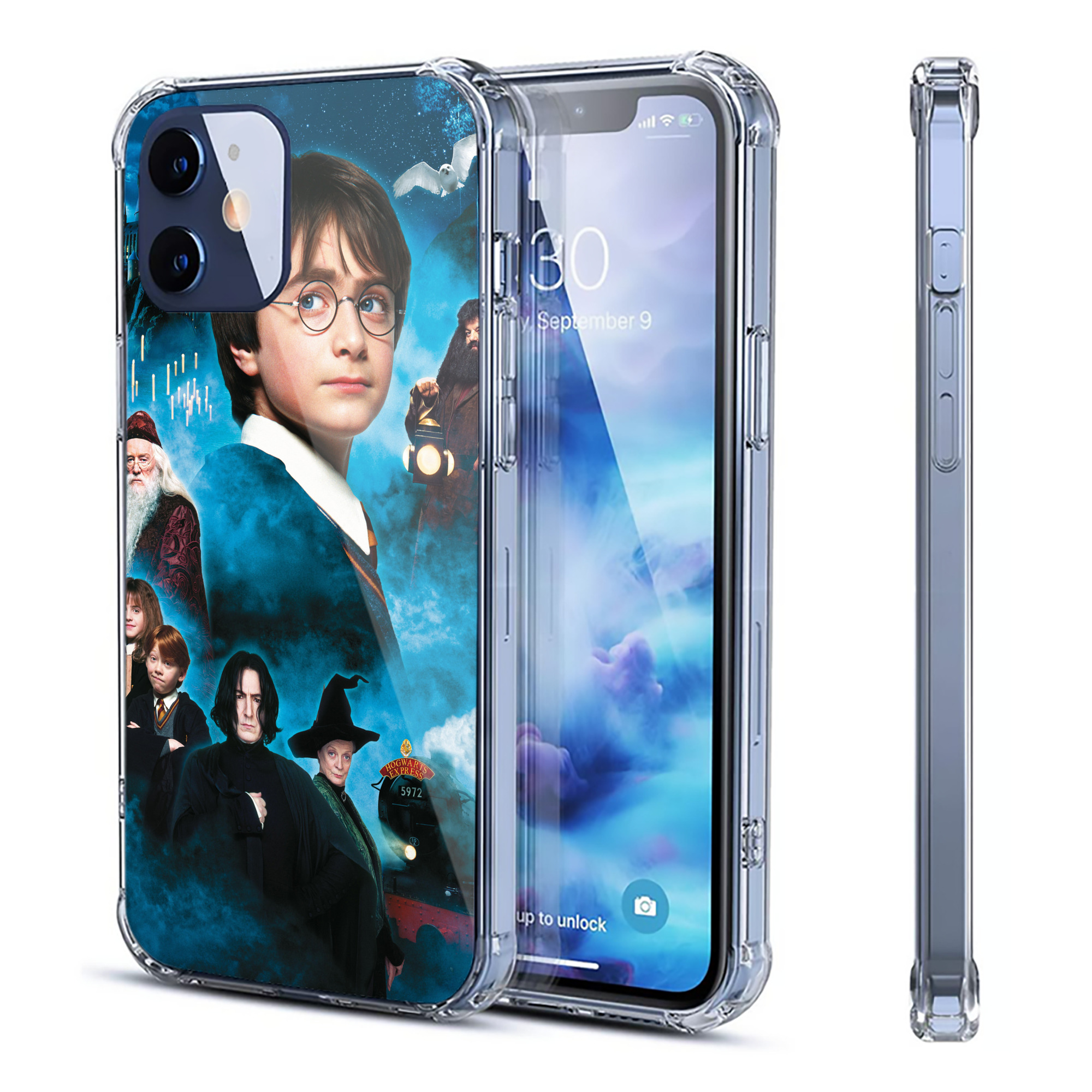 （画像用） Harry Potter ハリー・ポッターシリーズ 【iPhone 12シリーズ対応】透明スマホケース（クリアソフトケース）
